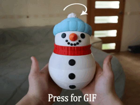 Snowman - Rotating organiser