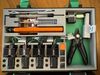 P1, X1 Accessory Box REMIX - Modified tray insert