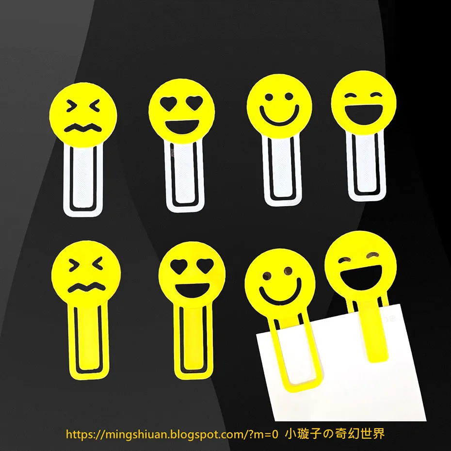 Emoji Bookmark - 01 by mingshiuan99 MakerWorld: Download Free 3D Models