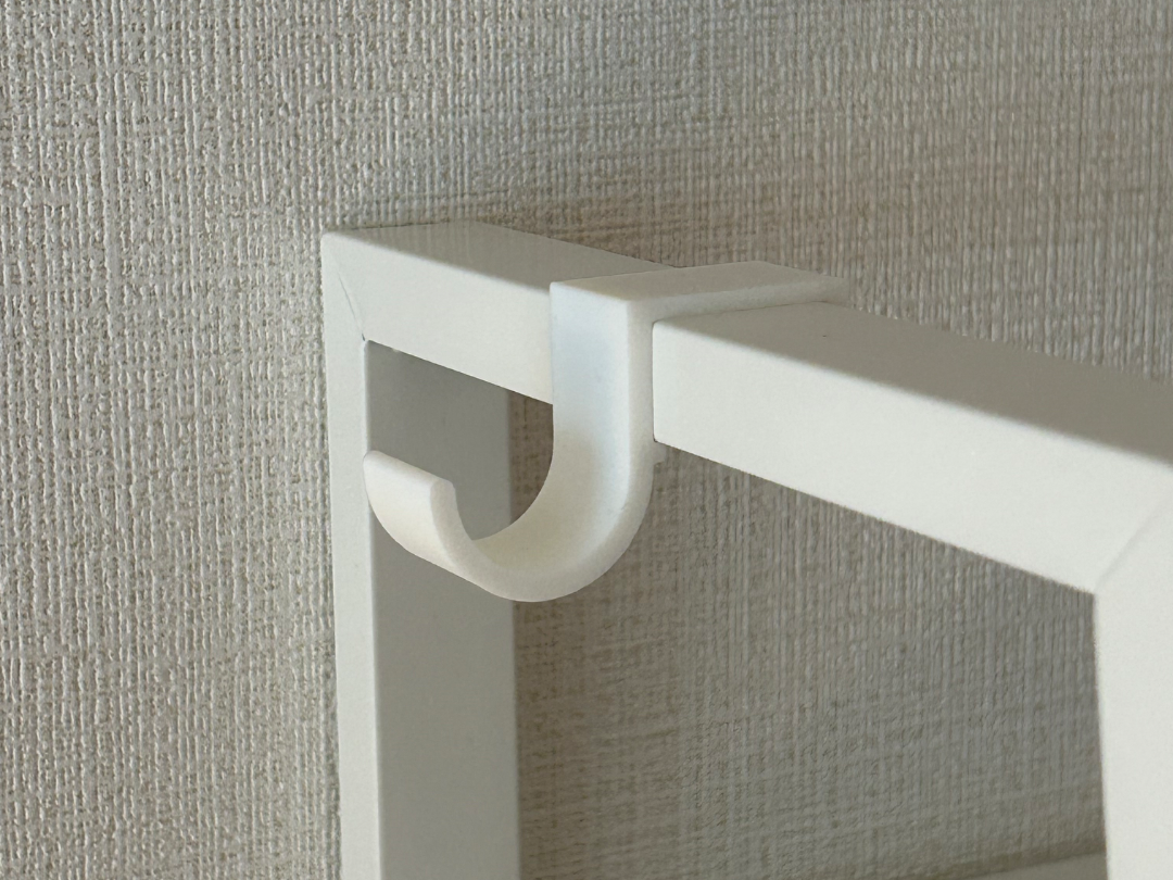 Coat/Bag hanger for IKEA LERVERG shelf