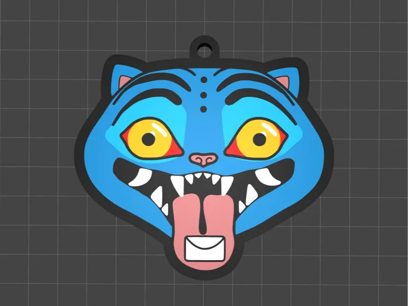 Derpy KPop Demon Hunters Keychain - 4 and 7 Colors