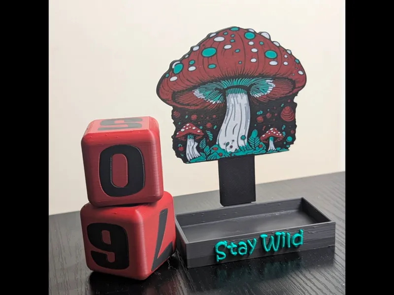 Groovy Shroom interactive calendar 