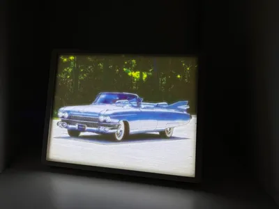 Colored Lithophane — 1959 Cadillac Eldorado