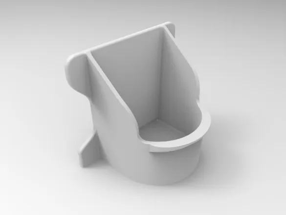 High-side Bird Seed Holder