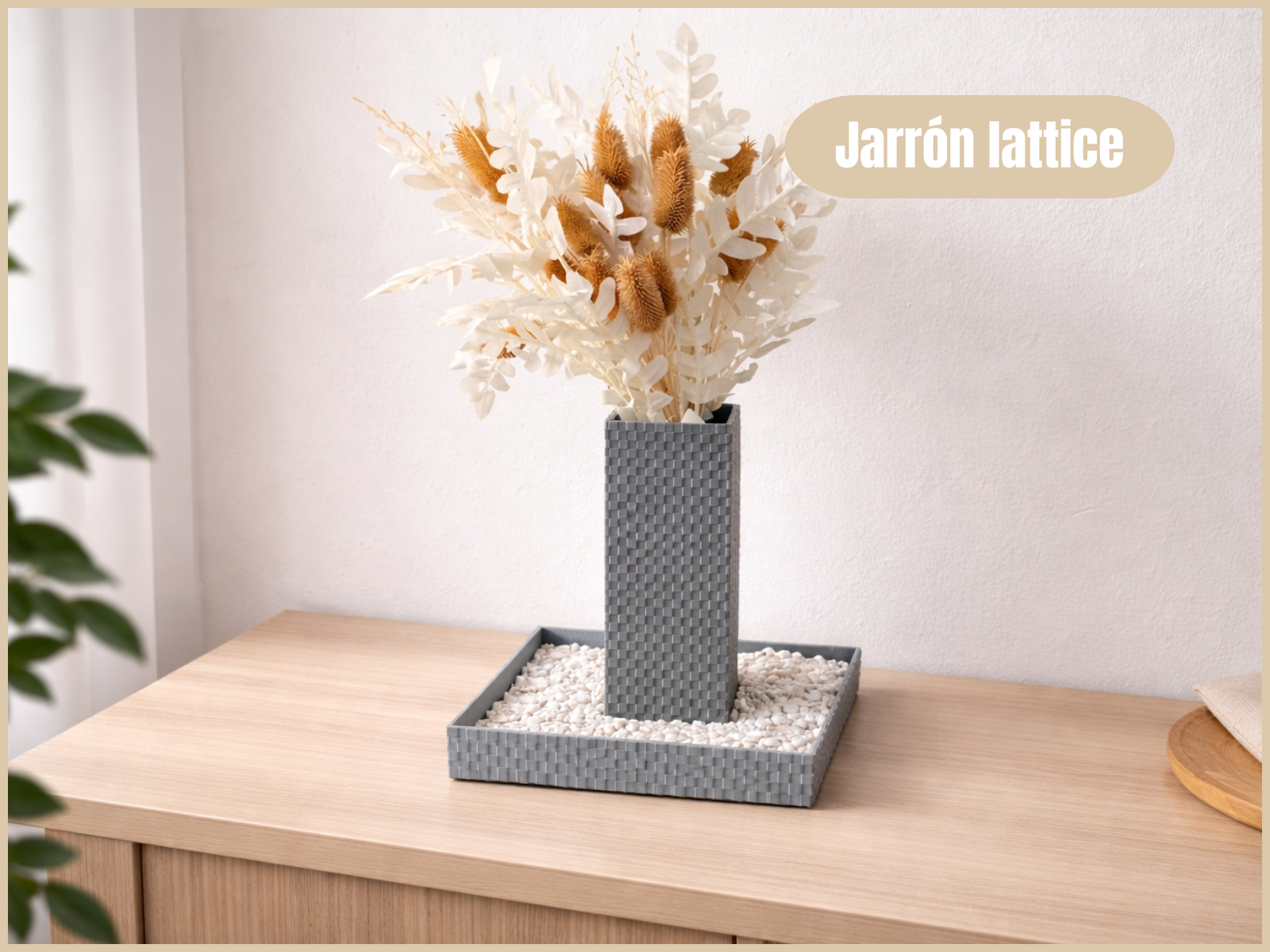 Jarrón Lattice