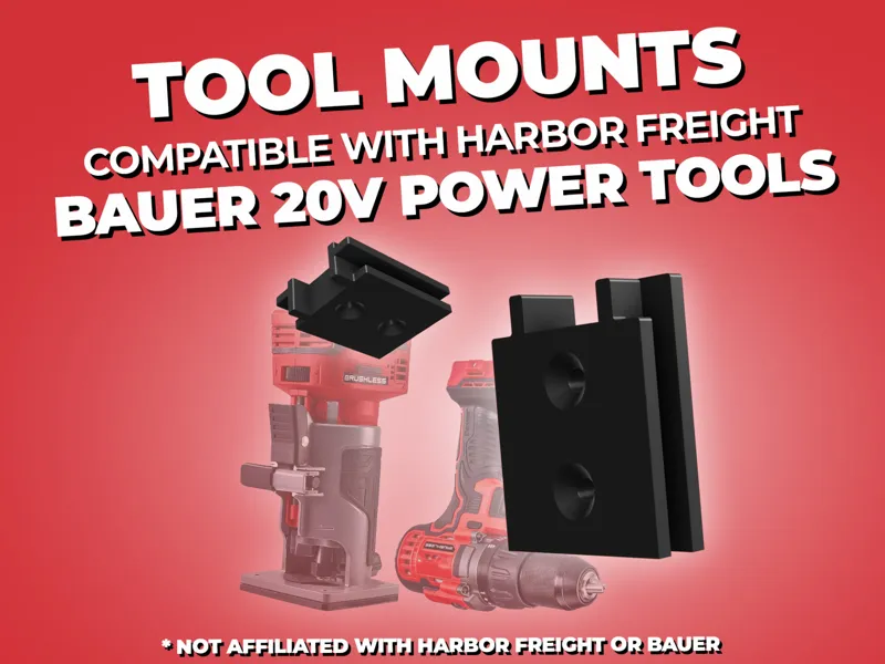 Bauer 20V Tool Mount - Tool Holder