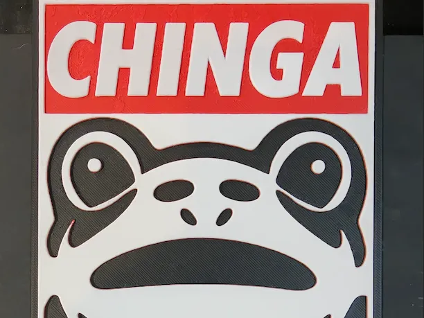 Chinga La Migra - Frog - Hueforge