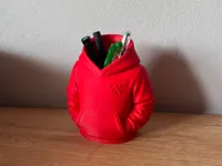 Hoodie pen pot 130mm h 