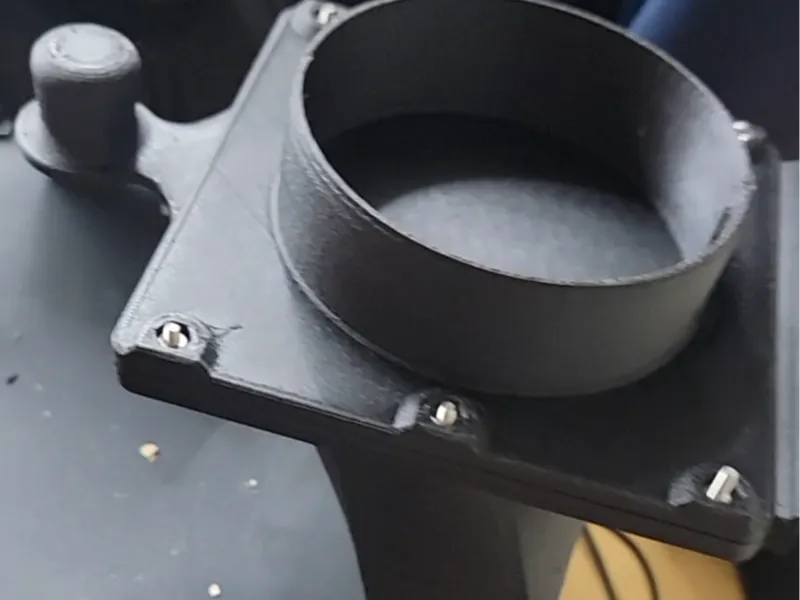 Xtool S1 top adapter low profile with blast gate