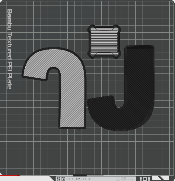 Miniatura 10 do modelo 3D Letras A-Z