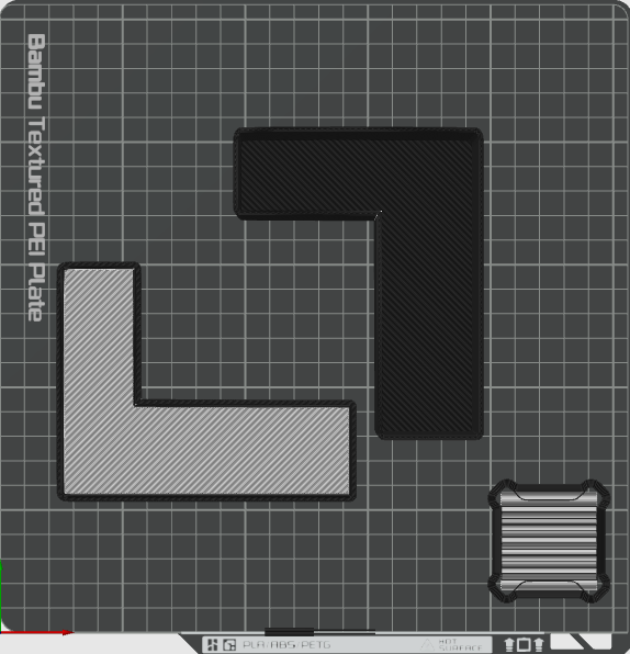 Miniatura 12 do modelo 3D Letras A-Z