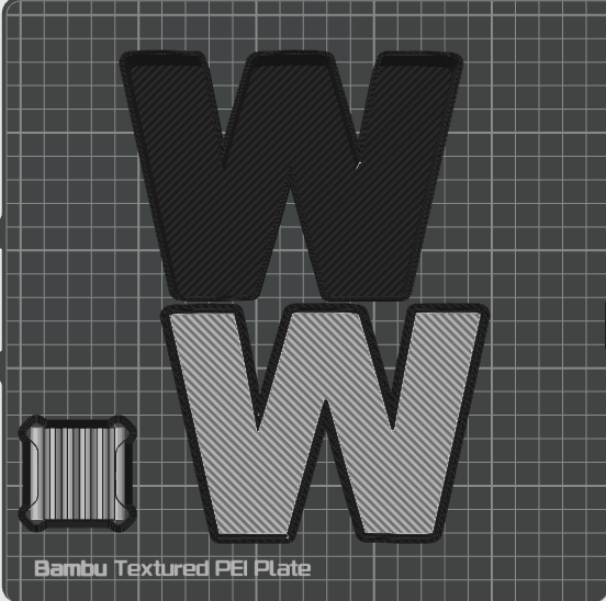 Miniatura 23 do modelo 3D Letras A-Z