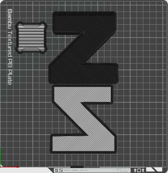 Miniatura 26 do modelo 3D Letras A-Z