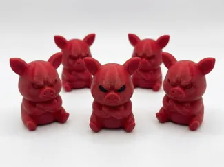 easy - Little Angry Pig (also mini)