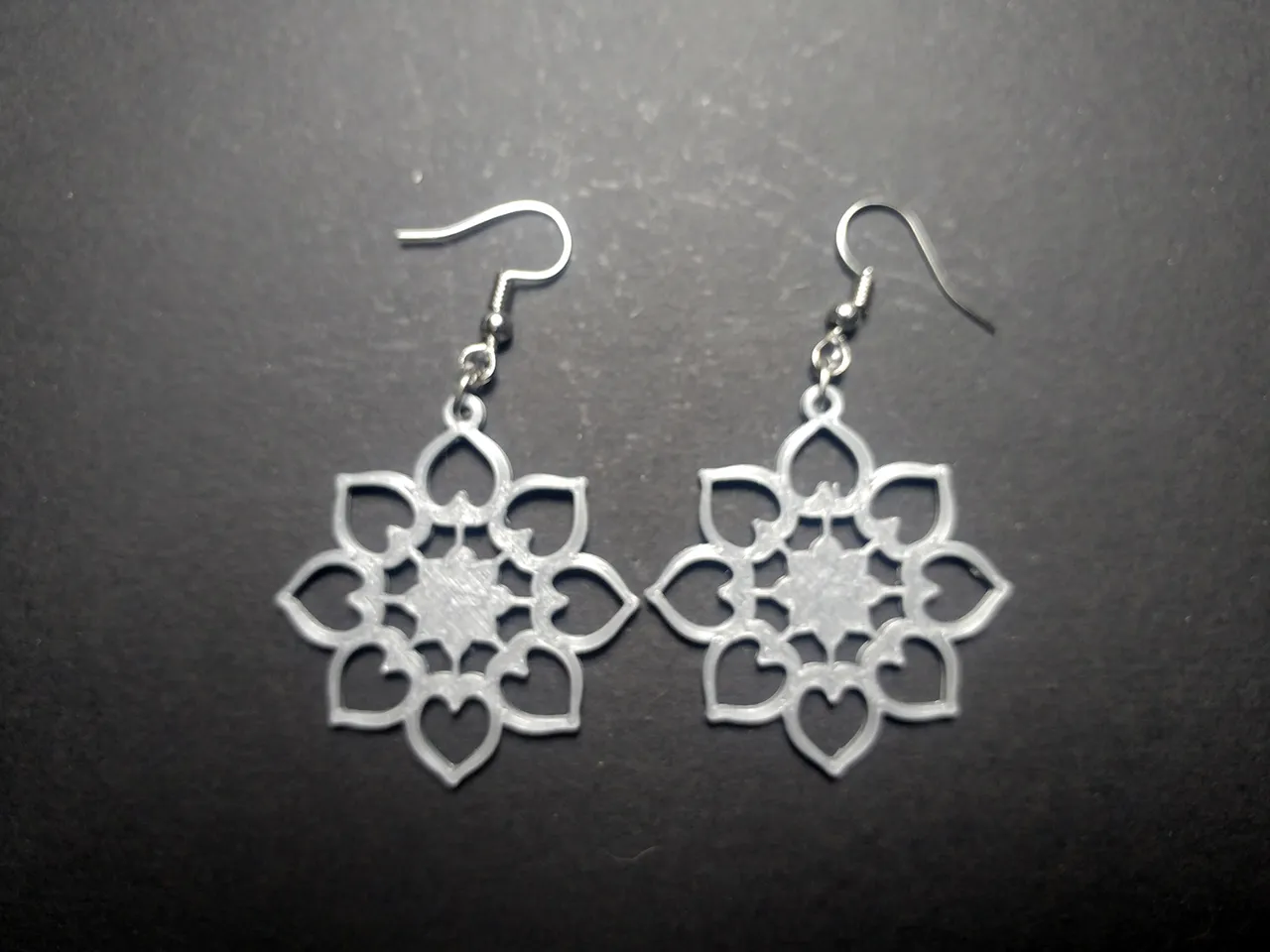 Eclipsed Hearts Earrings view 2