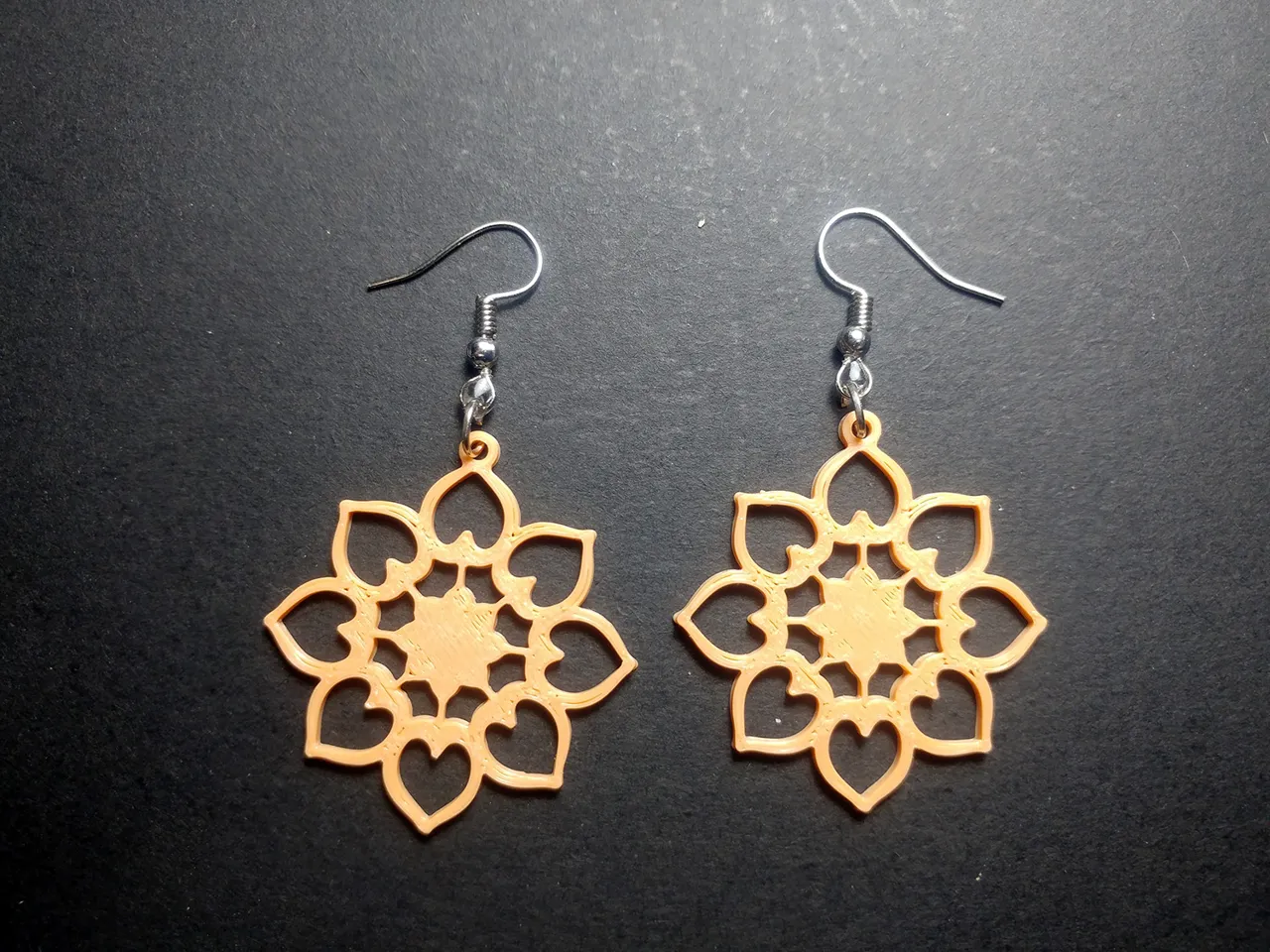 Eclipsed Hearts Earrings view 3