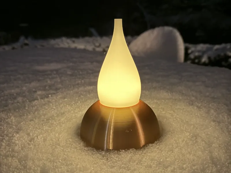 Vintage Torch Light - Oil Lamp LED Remake