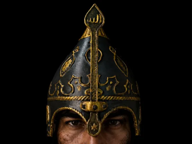 Islamic-style conical helmet Alparslan