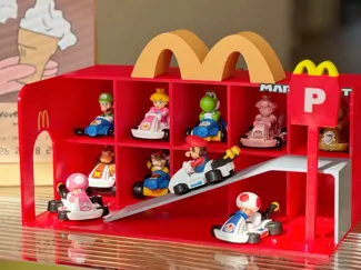 Mario Kart McDonald's Co-branded Parking Garage
