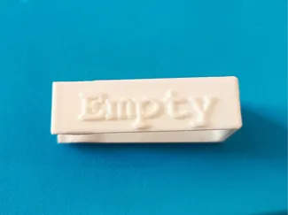 Clip for empty 4x5 film holder