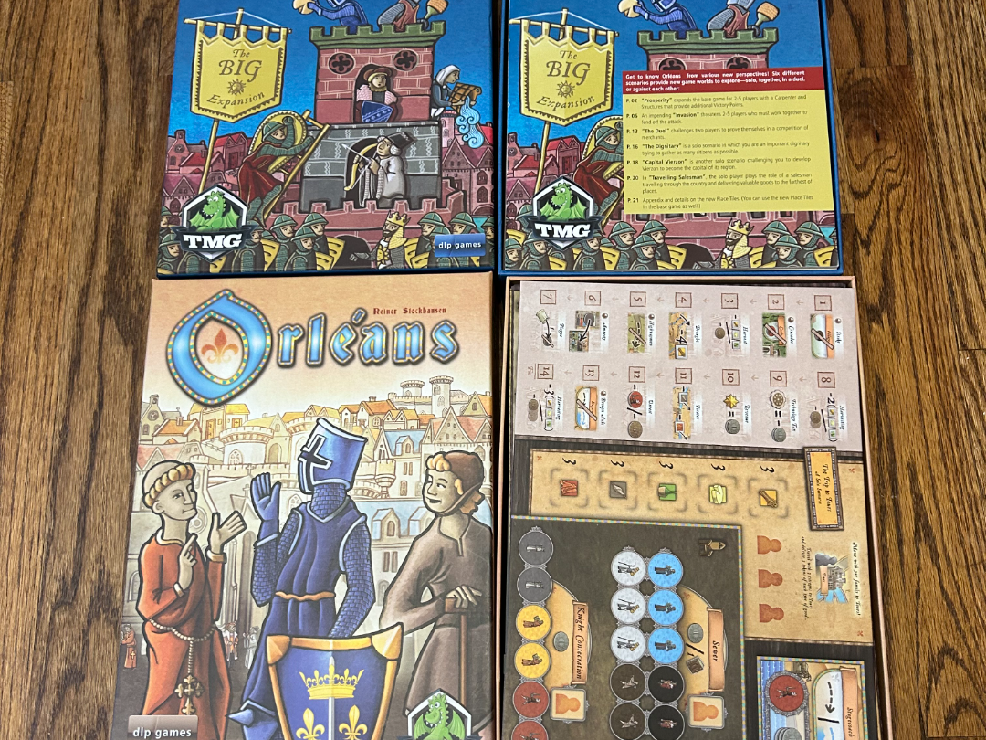 Orleans Board Game w/ Geekup bits Expansion Insert