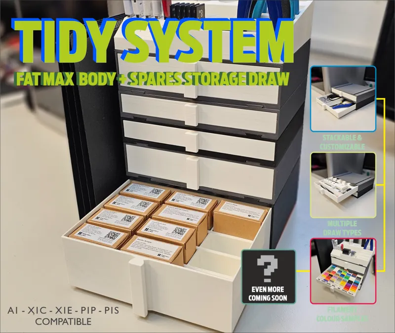 Tidy System Fat Max Body + Boxed Spares Draw