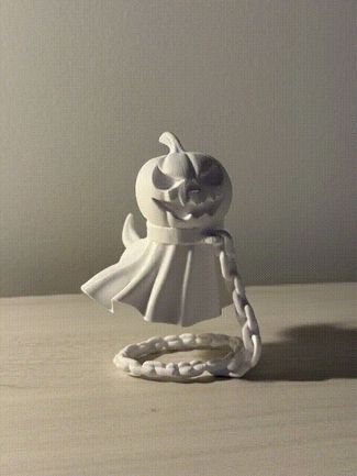 Pumpkin Ghost Levitating