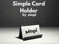 Simple Card Holder | Minimalist Business Card Stand