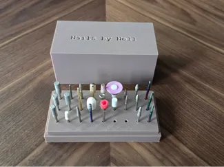 Nail Drill Bit Organizer