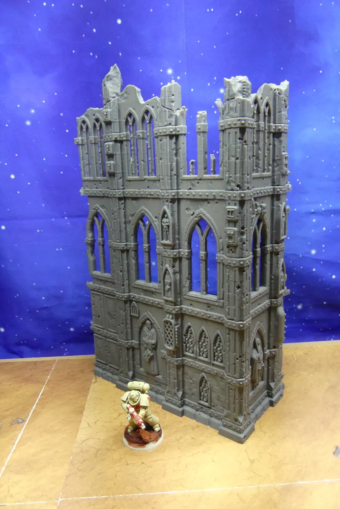 Photo Modale Gothic ruin wargame tabletop decor - Free 3D Print Model - MakerWorld