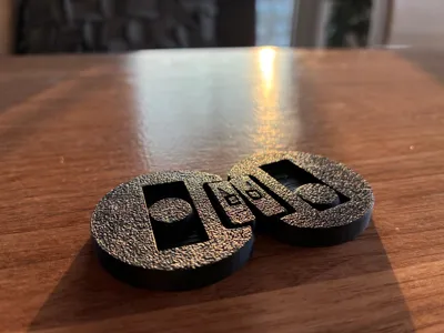 Dual Switch Slider Fidget – Print‑in‑Place 7 g