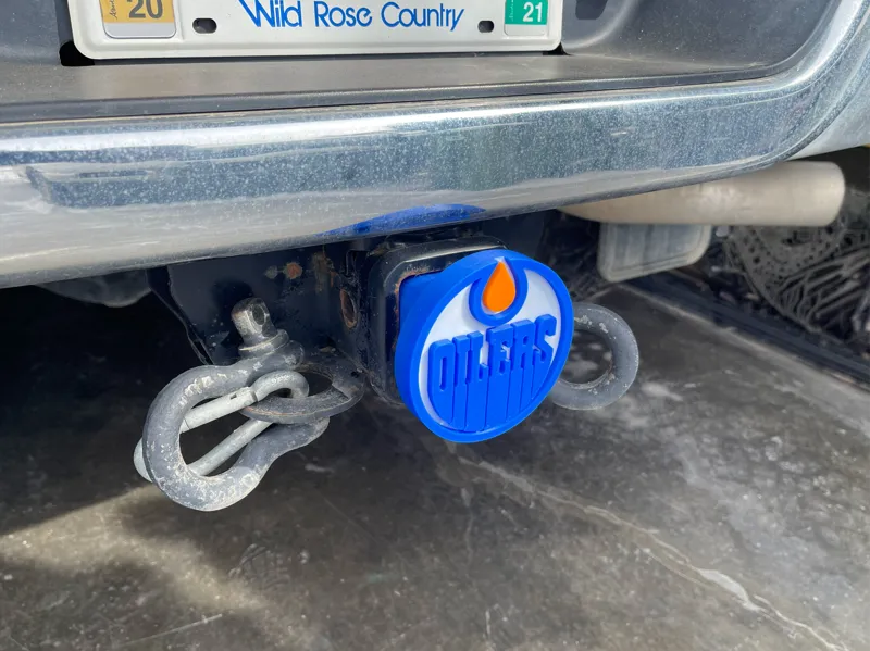 Edmonton Oilers Hitch Cover