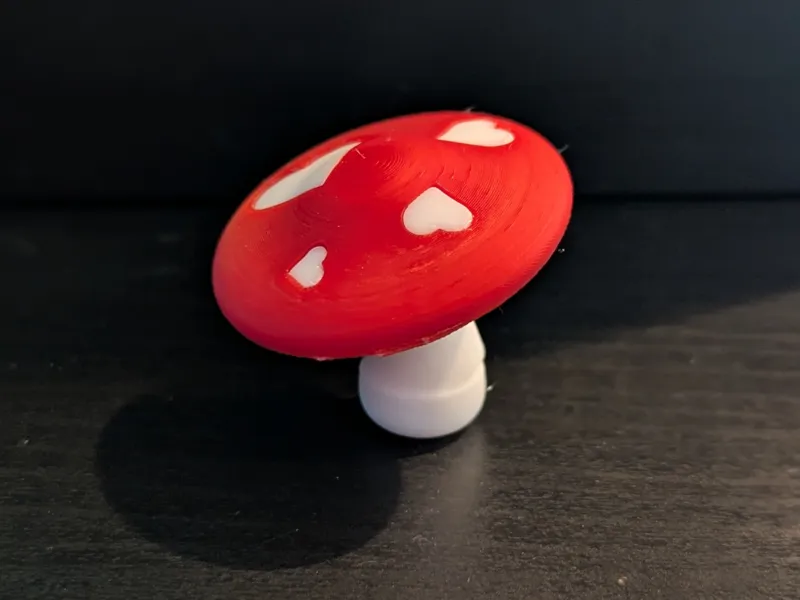Flexi Valentine's Day Mushroom