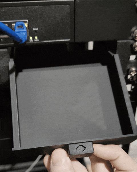 RackMod 1U Slide Module Magnetic Drawer