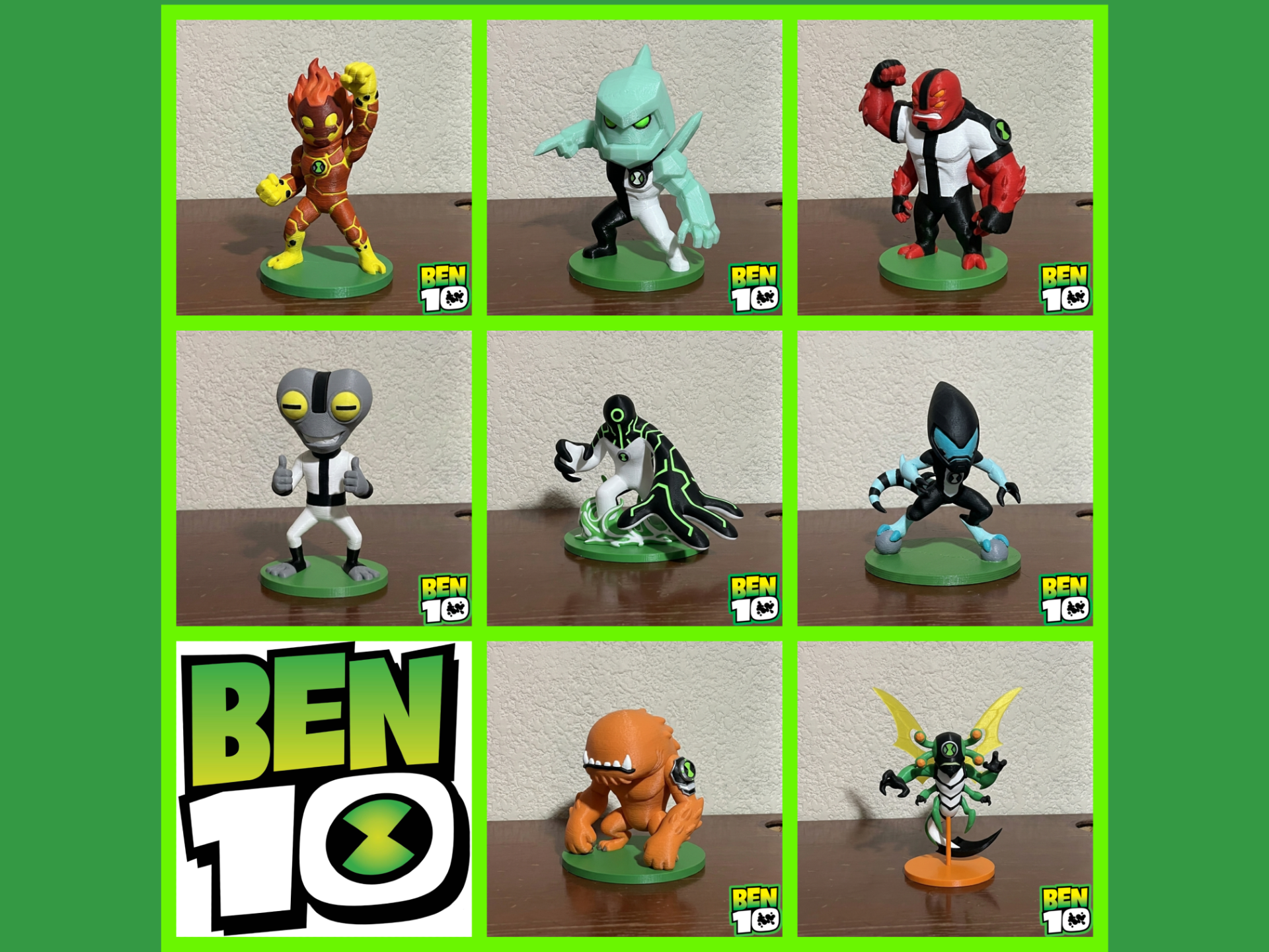 Ben 10 Clásico - Pack De 8 Figuras