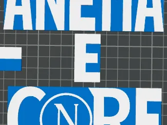 ANEMA E CORE scritta Napoli