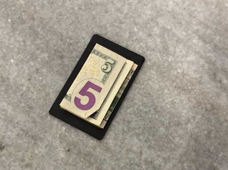 Phone wallet cash holder