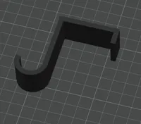 40mm Türfalz - Türhaken für Wäscheständer (4mm Dicke)