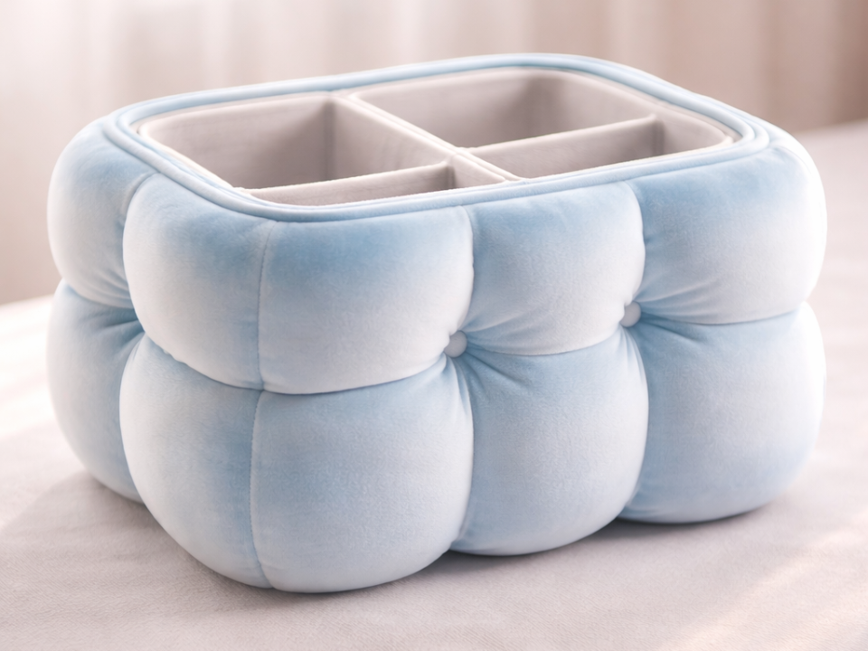 Puffed Quilt Luxury Vanity Organizer