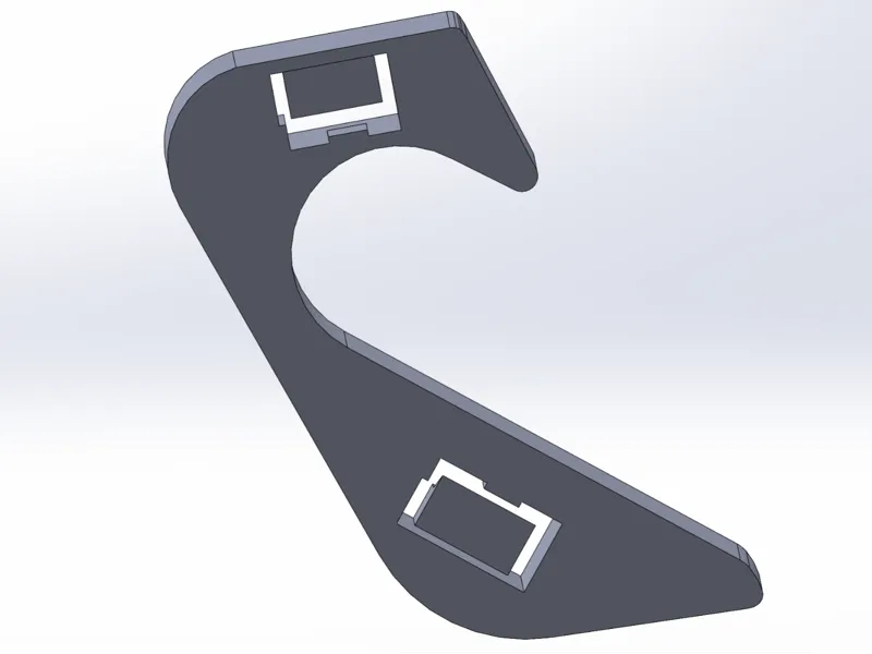 Volvo XC40 rear shelf hinge right 