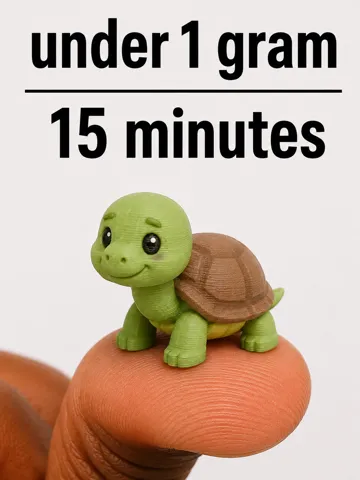 Accesorio para boquillas: the world's smallest turtle (.4 nozzle) — vista de referencia 2