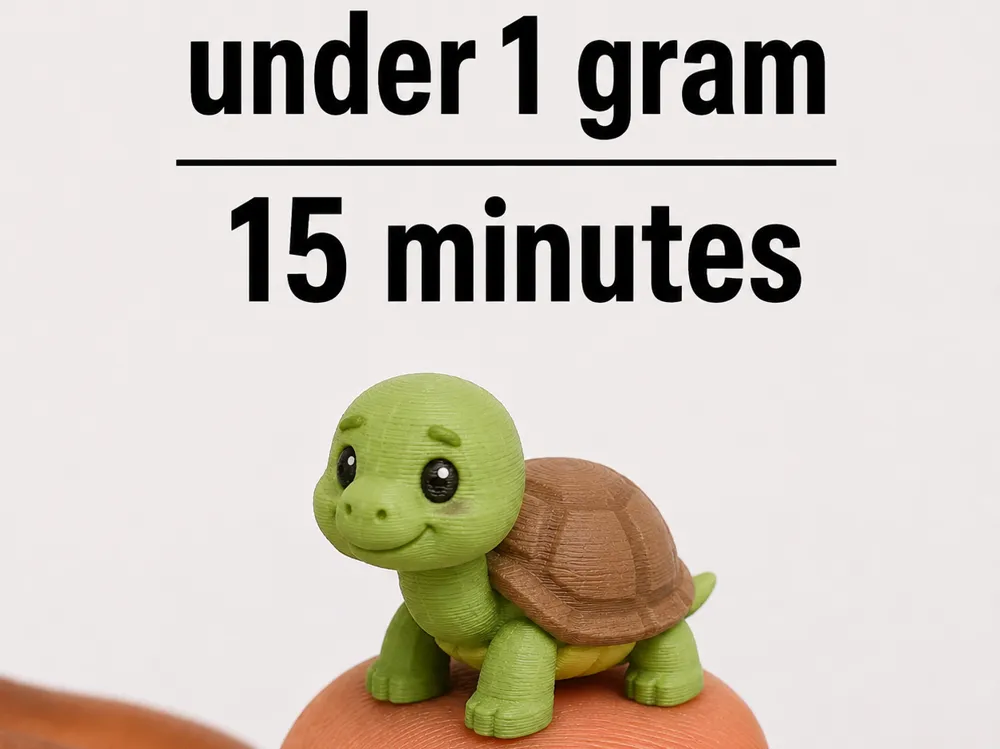 Accesorio para boquillas: the world's smallest turtle (.4 nozzle). Referencia del modelo original.