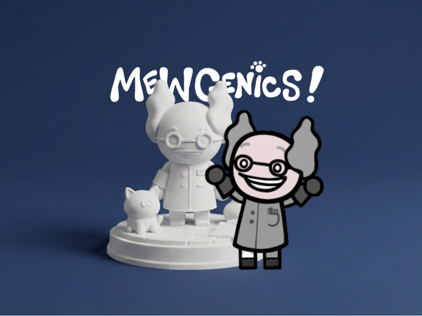 Dr. Beanies – Mewgenics 3D Model