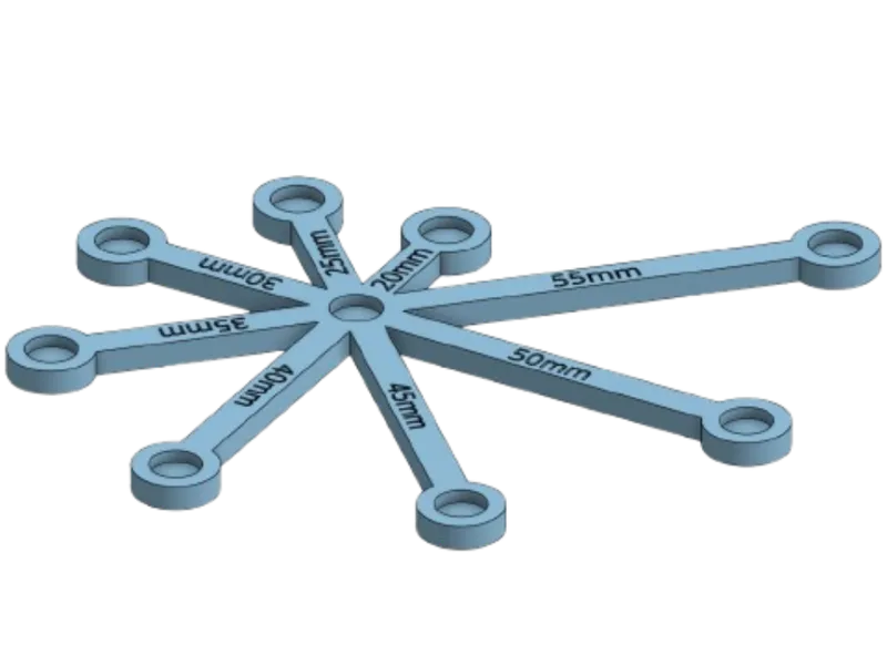 Jewelry Chain Size Tool