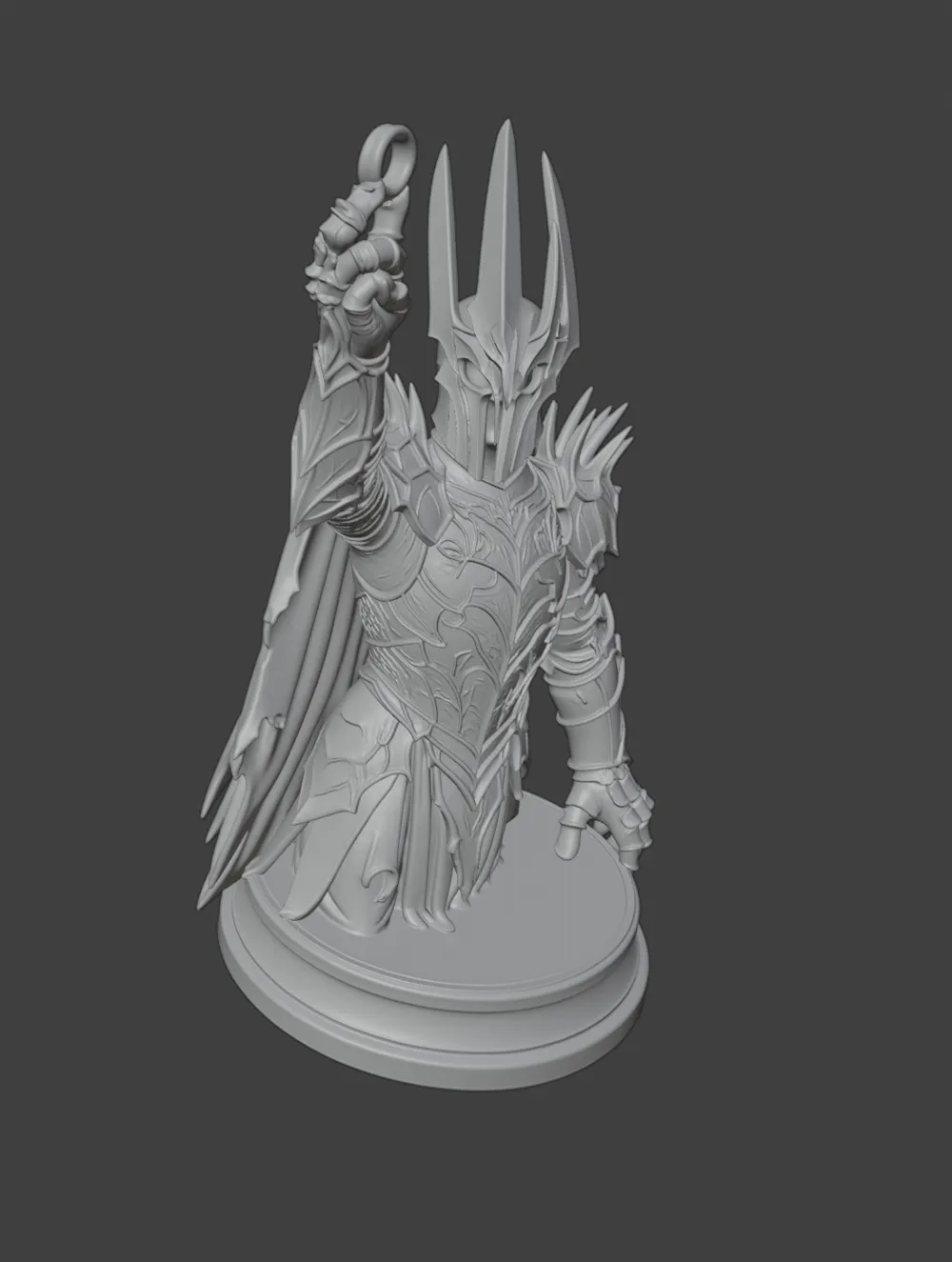 Özel Tasarım Sauron Baş Dekoratif Biblo Koleksiyonluk Hediyelik Süs