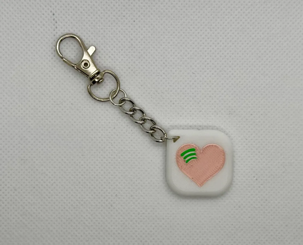 Spotify NFC Playlist Tag – Music Keyring - Free 3D Print Model - MakerWorld