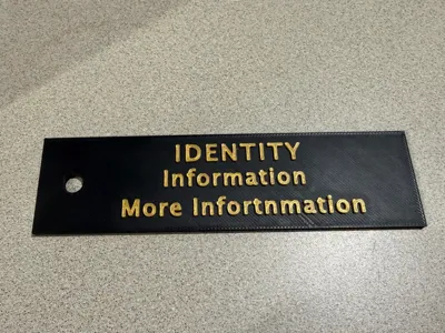 Key Chain or Luggage tag