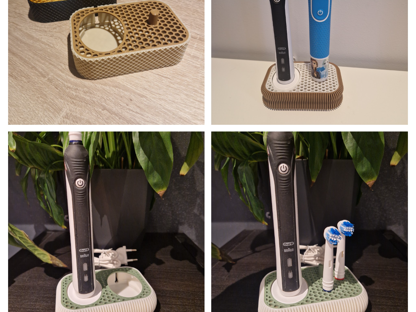 Support brosses à dents OralB - Modèle 2026