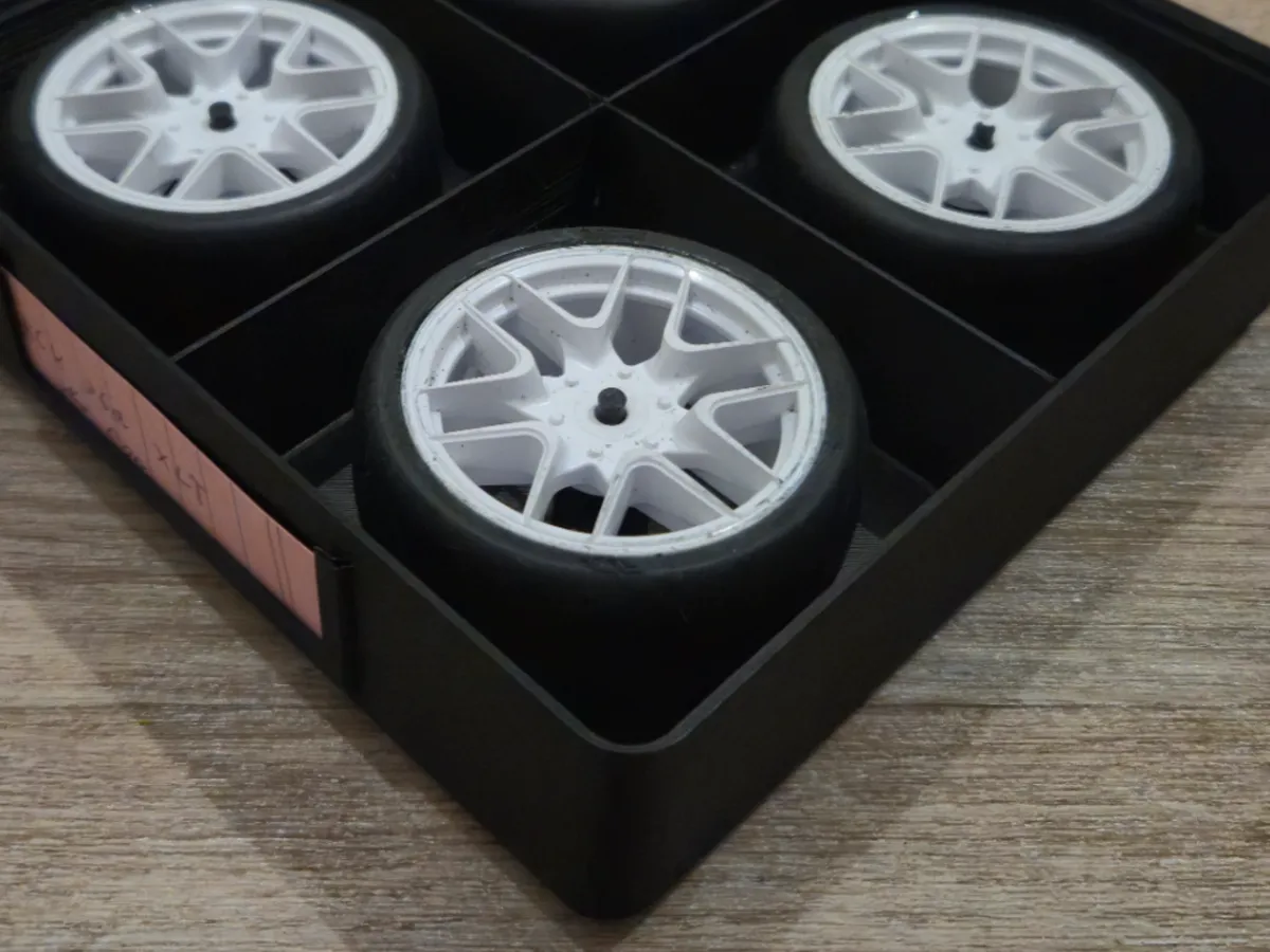 Boîte de rangement roues RC 1:10