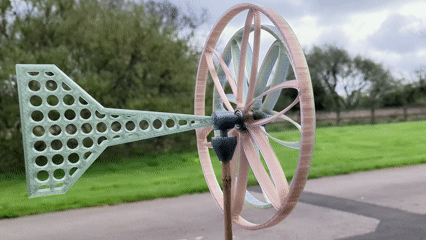 Petal style windmill